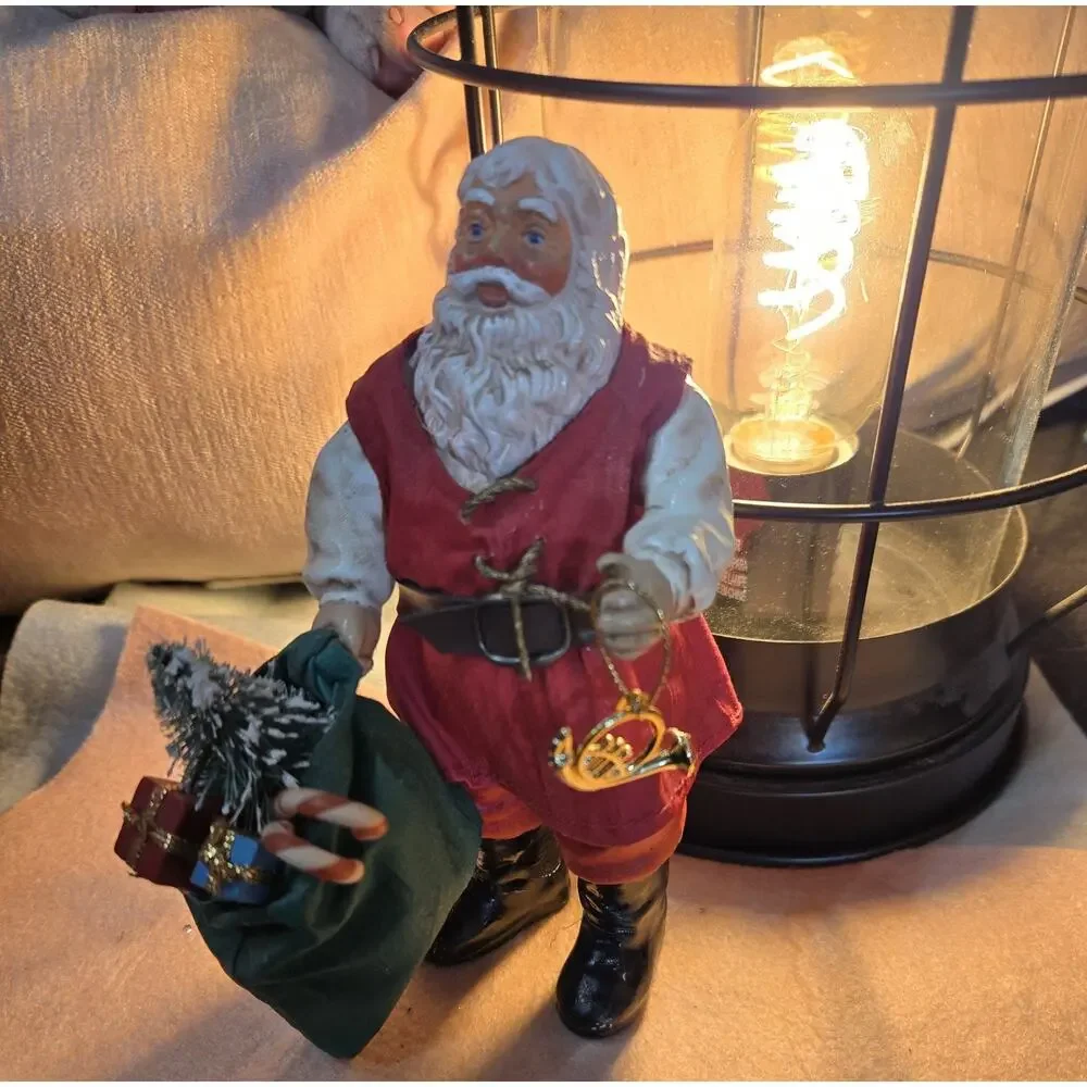 Possible Dreams Clothique Santa 1994 w/ Toy Bag & Tree Vintage Christmas Figure